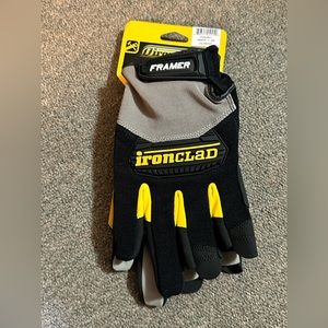 Ironclad Framer; Carpenter Work Gloves, Open Finger Dexterity FUG-03-L Large/ M